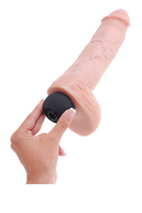 Thumbnail for Pipedream - King Cock - Squirting Realistic Cock with Balls - 8 inch - Beige - Stag Shop