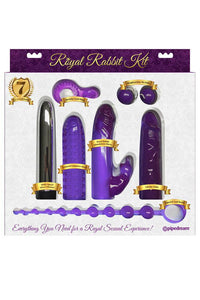 Thumbnail for Pipedream - Royal Rabbit Vibrator Sleeve Kit - Purple - Stag Shop