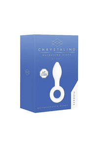 Thumbnail for Shots Toys - Chrystalino - Plugger Glass Butt Plug - White - Stag Shop
