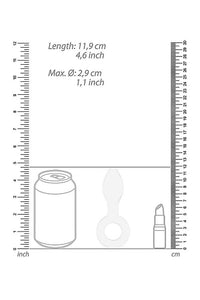 Thumbnail for Shots Toys - Chrystalino - Plugger Glass Butt Plug - White - Stag Shop