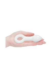 Thumbnail for Shots Toys - Chrystalino - Plugger Glass Butt Plug - White - Stag Shop