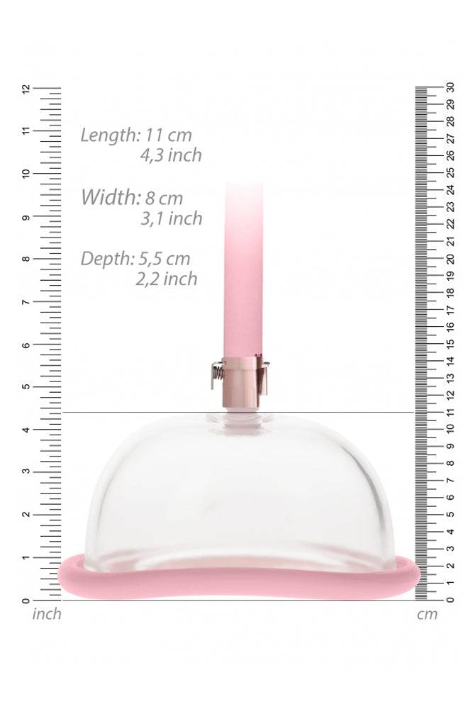 Shots Toys - Pumped - Rechargeable Pussy Pump - Rose Gold - Stag Shop