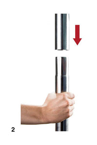 Thumbnail for Ouch By Shots - Dance Pole - Silver - Stag Shop