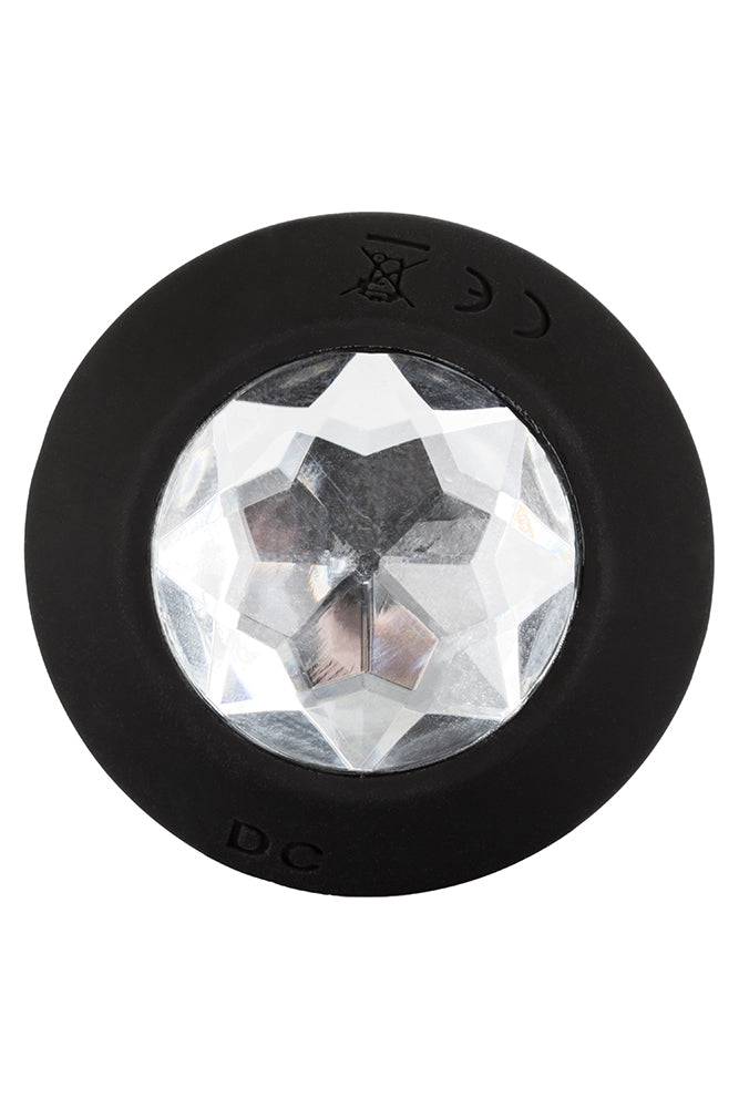Cal Exotics - Power Gem Vibrating Crystal Butt Plug - Black - Stag Shop