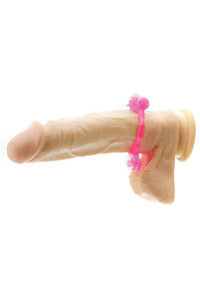 Thumbnail for Adam & Eve - Power O Vibrating Cock Ring - Pink - Stag Shop