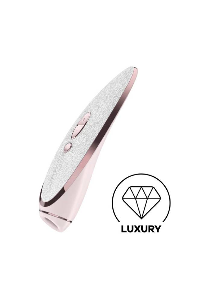 Satisfyer - Luxury - Pret-A-Porter Clitoral Stimulator - White/Rose Gold - Stag Shop