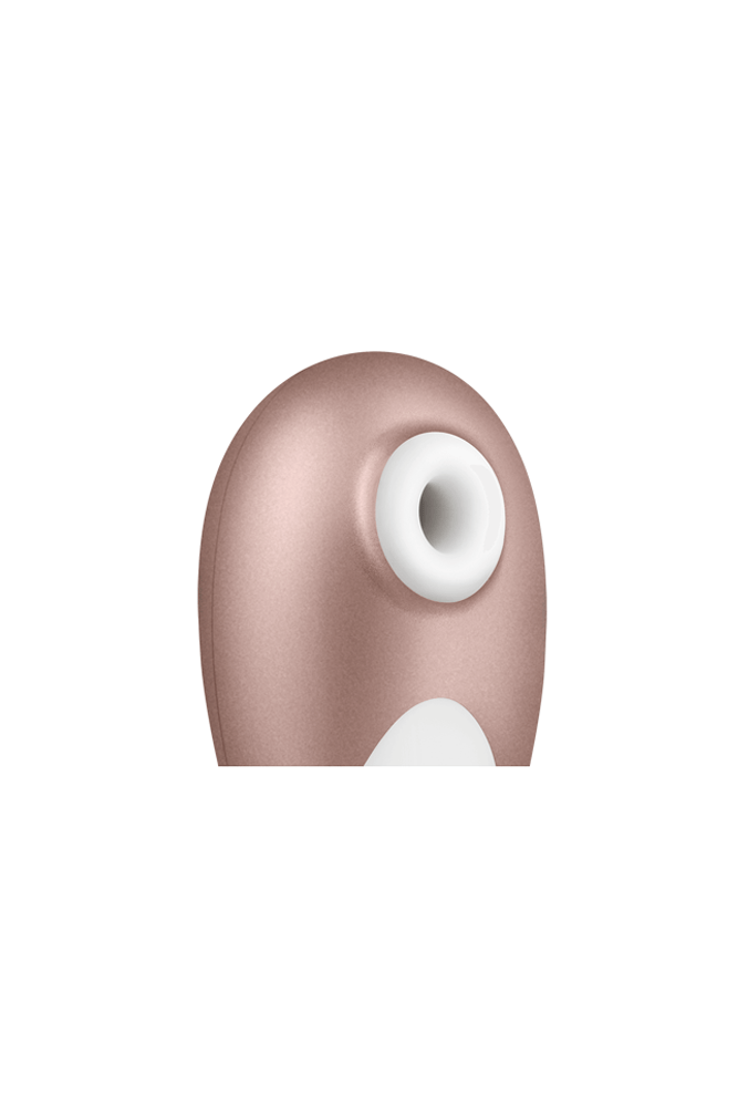 Satisfyer - Pro Deluxe Clitoral Stimulator - Next Generation - Rose Gold/White - Stag Shop