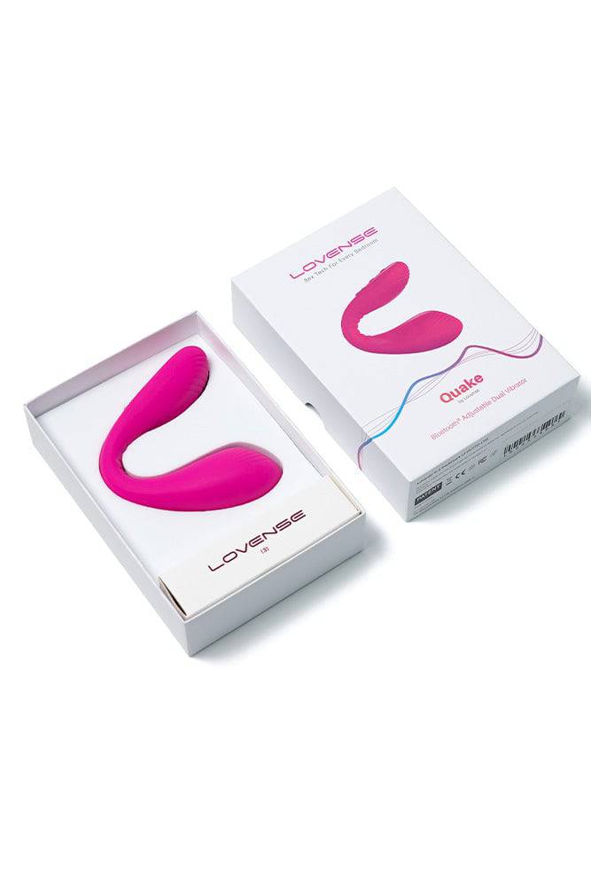 Lovense - Dolce Bluetooth Adjustable Dual Vibrator - Pink - Stag Shop