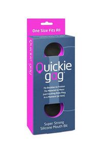 Thumbnail for Creative Conceptions - Quickie Silicone Bit Gag - Black - Stag Shop