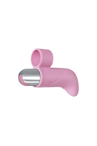 Thumbnail for Adam & Eve - Rechargeable Finger Vibe - Pink/Silver - Stag Shop