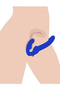 Thumbnail for XR Brands - Strap U - Revolver II Vibrating Strapless Strap On Dildo - Stag Shop