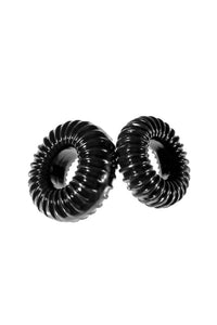 Thumbnail for Perfect Fit - Xplay - Ribbed Slim Cock Rings - 2pk - Stag Shop