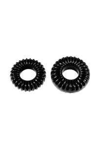 Thumbnail for Perfect Fit - Xplay - Ribbed Cock Rings - Mixed 2pk - Stag Shop