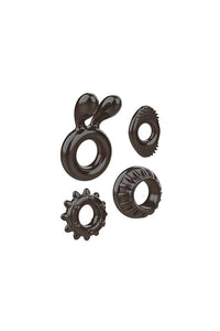 Thumbnail for Zero Tolerance - Ring My Bell Cock Ring Set - Black - Stag Shop