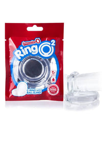 Thumbnail for Screaming O - RingO - 2 Double Cock Ring with Ball Ring - Clear - Stag Shop