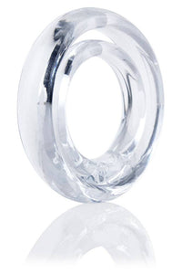Thumbnail for Screaming O - RingO - 2 Double Cock Ring with Ball Ring - Clear - Stag Shop