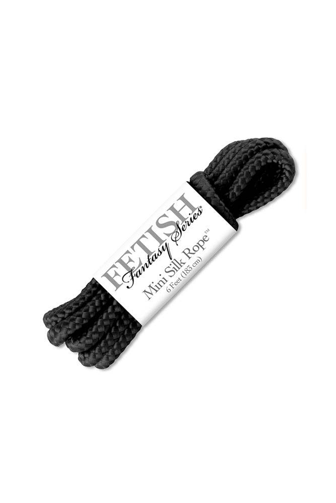 Pipedream - Fetish Fantasy - Mini Silk Rope - Black - Stag Shop
