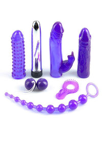 Thumbnail for Pipedream - Royal Rabbit Vibrator Sleeve Kit - Purple - Stag Shop