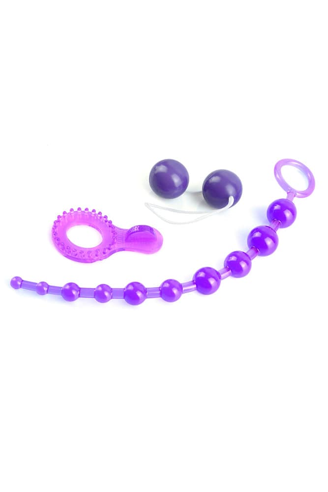 Pipedream - Royal Rabbit Vibrator Sleeve Kit - Purple - Stag Shop
