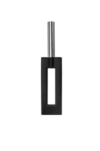Thumbnail for Ouch by Shots Toys - Leather Gap Paddle - Black - Stag Shop