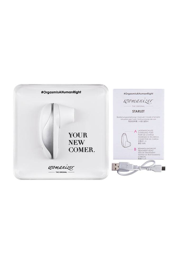 Womanizer -  Starlet Mini Clitoral Stimulator - White - Stag Shop