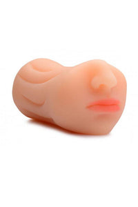 Thumbnail for XR Brands - Sex Flesh Deluxe - Sarah's Sexy Mouth Stroker - Stag Shop