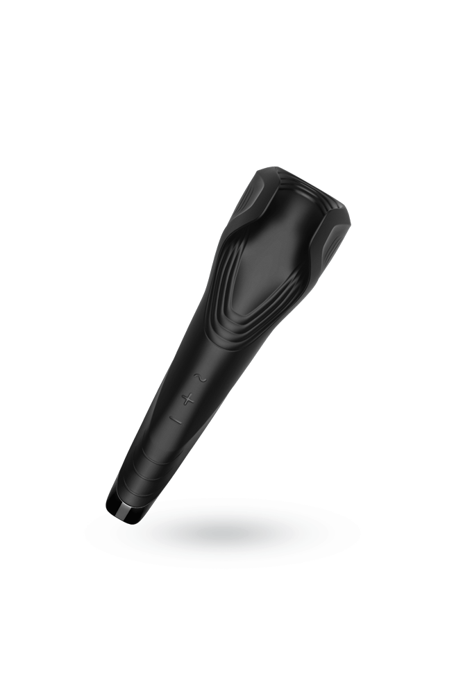 Satisfyer - Men's Wand Vibrator - Black - Stag Shop