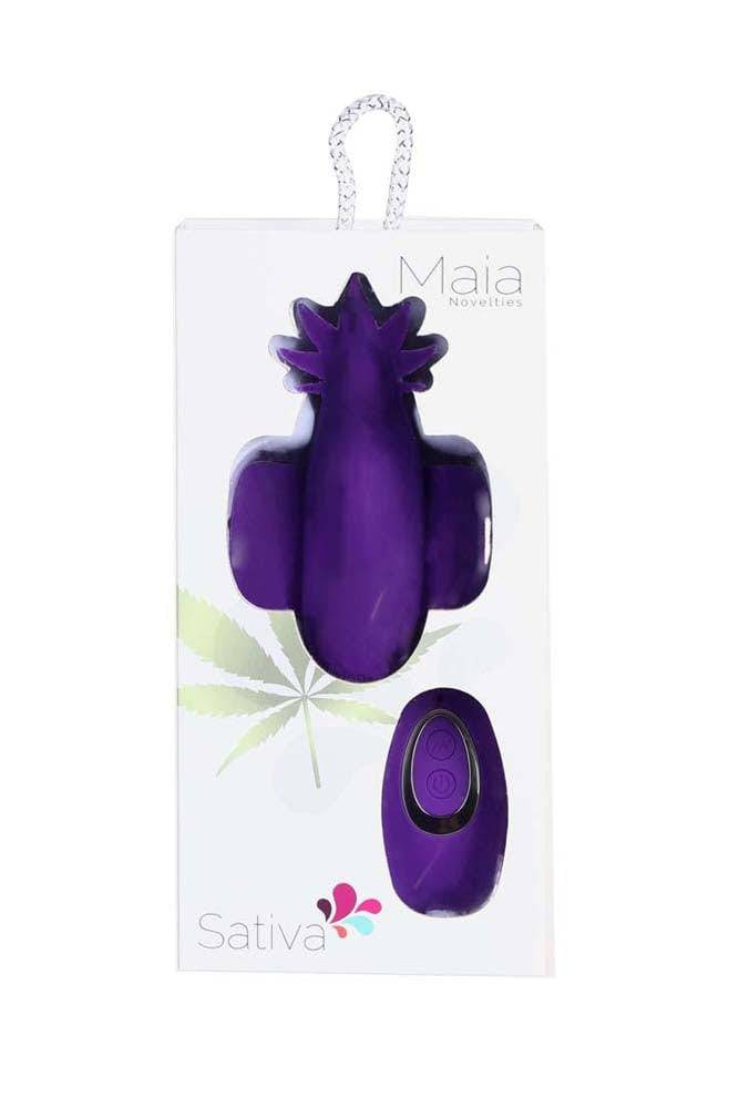 Maia Toys - Sativa Remote Control Panty Vibrator - Purple - Stag Shop