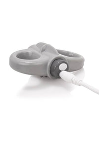 Thumbnail for Screaming O - Charged - Yoga Rechargeable Vibrating Cock Ring - Grey - Stag Shop