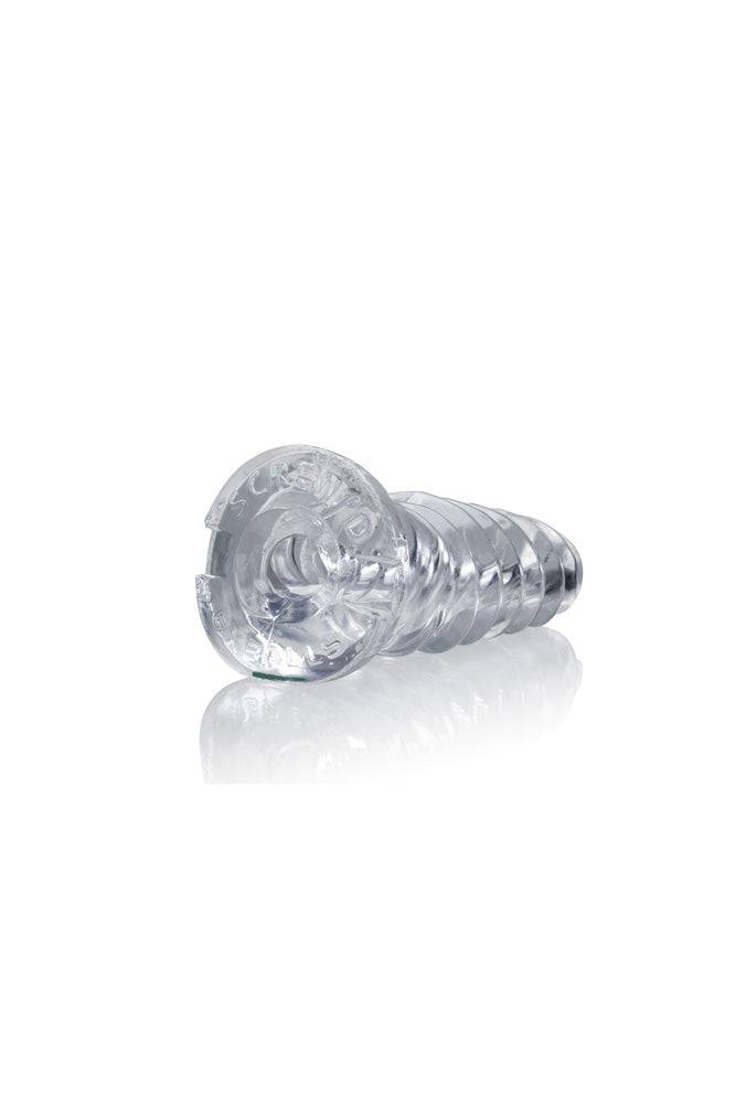 Oxballs - Screw'd Jerk-Off Toy - Clear - Stag Shop