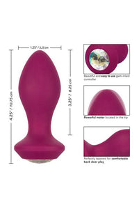 Thumbnail for Cal Exotics - Power Gem - Vibrating Crystal Probe - Burgundy - Stag Shop
