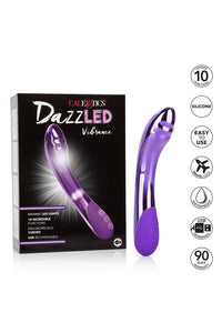 Thumbnail for Cal Exotics - Dazz-LED - Vibrance LED G-Spot Vibrator - Purple - Stag Shop
