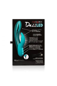 Thumbnail for Cal Exotics - Dazz-LED - Brilliance LED Dual Vibrator - Teal - Stag Shop