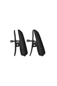 Thumbnail for Cal Exotics - Nipple Play - Nipplettes Vibrating Nipple Clamps - Black - Stag Shop