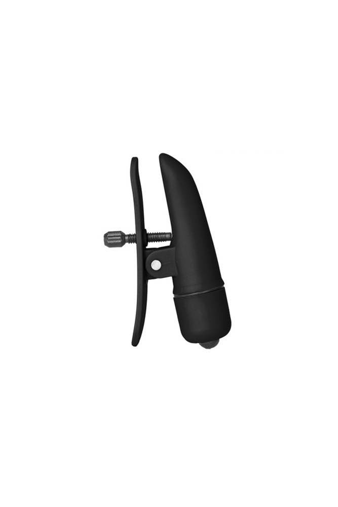 Cal Exotics - Nipple Play - Nipplettes Vibrating Nipple Clamps - Black - Stag Shop