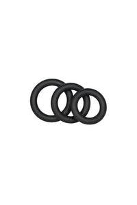 Thumbnail for Cal Exotics - Dr. Joel Kaplan - Silicone Support Cock Rings - Black - Stag Shop