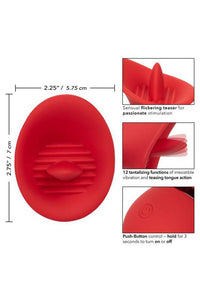 Thumbnail for Cal Exotics - French Kiss - Seducer Clitoral Stimulator - Red - Stag Shop