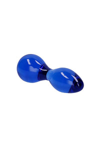 Thumbnail for Shots Toys - Chrystalino - Seed Glass Butt Plug - Blue - Stag Shop