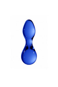 Thumbnail for Shots Toys - Chrystalino - Seed Glass Butt Plug - Blue - Stag Shop