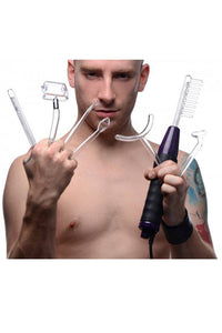 Thumbnail for XR Brands - Zeus Elecrosex - 7 Piece Twilight Wand Accessory Kit - Stag Shop