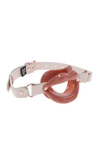 Thumbnail for Sex & Mischief - Peaches 'N CreaMe - Silicone Lips Gag - Peach/Rose Gold - Stag Shop