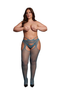 Thumbnail for Shots Toys - Le Désir - DES055 - Suspender Pantyhose with Strappy Waist - Various Colors & Sizes