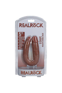 Thumbnail for Shots Toys - RealRock - U Shaped Double Penetration Dildo - Various Sizes & Colors