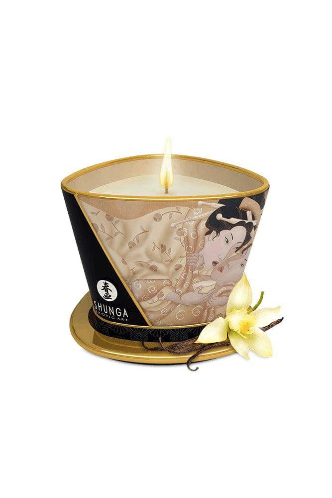 Shunga - Massage Oil Candle - 5oz - Assorted - Stag Shop