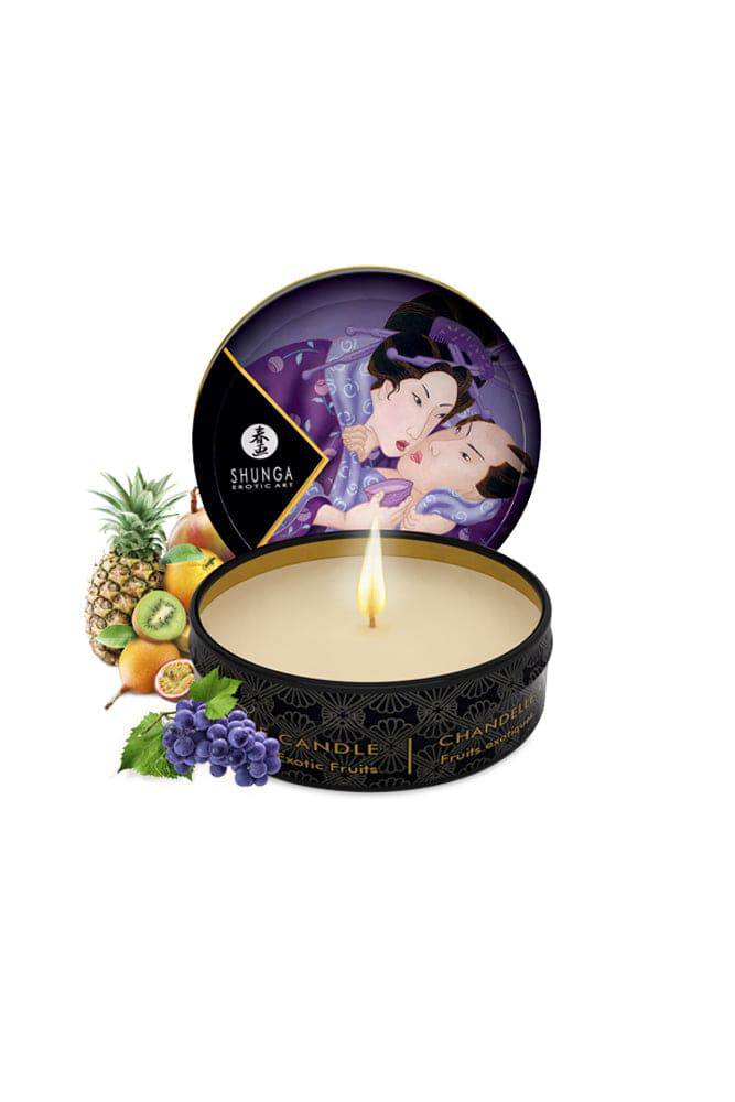 Shunga - Mini Massage Oil Candle - 1oz - Exotics Fruit - Stag Shop