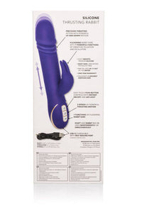Thumbnail for Cal Exotics - Jack Rabbit Signature - Silicone Thrusting Rabbit - Purple - Stag Shop