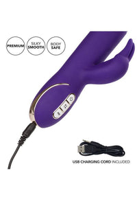 Thumbnail for Cal Exotics - Jack Rabbit Signature - Silicone Thrusting Rabbit - Purple - Stag Shop