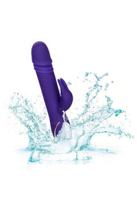Thumbnail for Cal Exotics - Jack Rabbit Signature - Silicone Thrusting Rabbit - Purple - Stag Shop