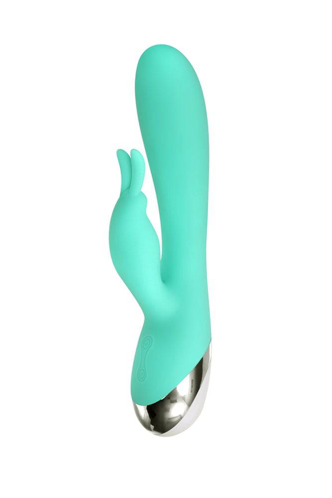 Adam & Eve - Silicone Rechargeable Bunny - Teal - Stag Shop