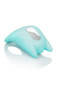 Thumbnail for Cal Exotics - Couples Enhancer - Silicone Dual Exciter Cock Ring - Teal - Stag Shop